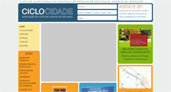 Desktop Screenshot of ciclocidade.org.br